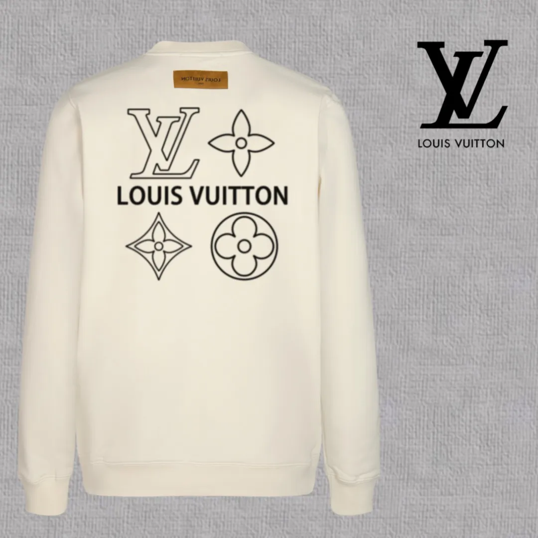 🅿️250 hot style on the shelves🔥❗ 💫〖Louis Vuitton LV〗 Fashionable round neck sweatshirt, casually matched with various styles, it is perfectly handsome😎The whole dress is made of double waistcoats, which makes the whole dress more three-dimensional. Not ordinary factories can do such fine work. The 2025 spring style counters are on sale, exquisite round neck terry sweatshirt, high-end double-strand pure cotton Customized drawstring ribs are dyed in the same vat and are complete with three standards. The chest craftsmanship adopts a simple and elegant pattern on the chest, which is easy to control for any age group! Fit and comfortable! Customized thickened 440g terry sweatshirt fabric, soft and comfortable to the touch, with a three-dimensional shape! 🙌🏻 It’s also very breathable, so it’s a versatile style that can be worn with any outfit! ✔Color: Black White Apricot Size: S M L XL 2XL
